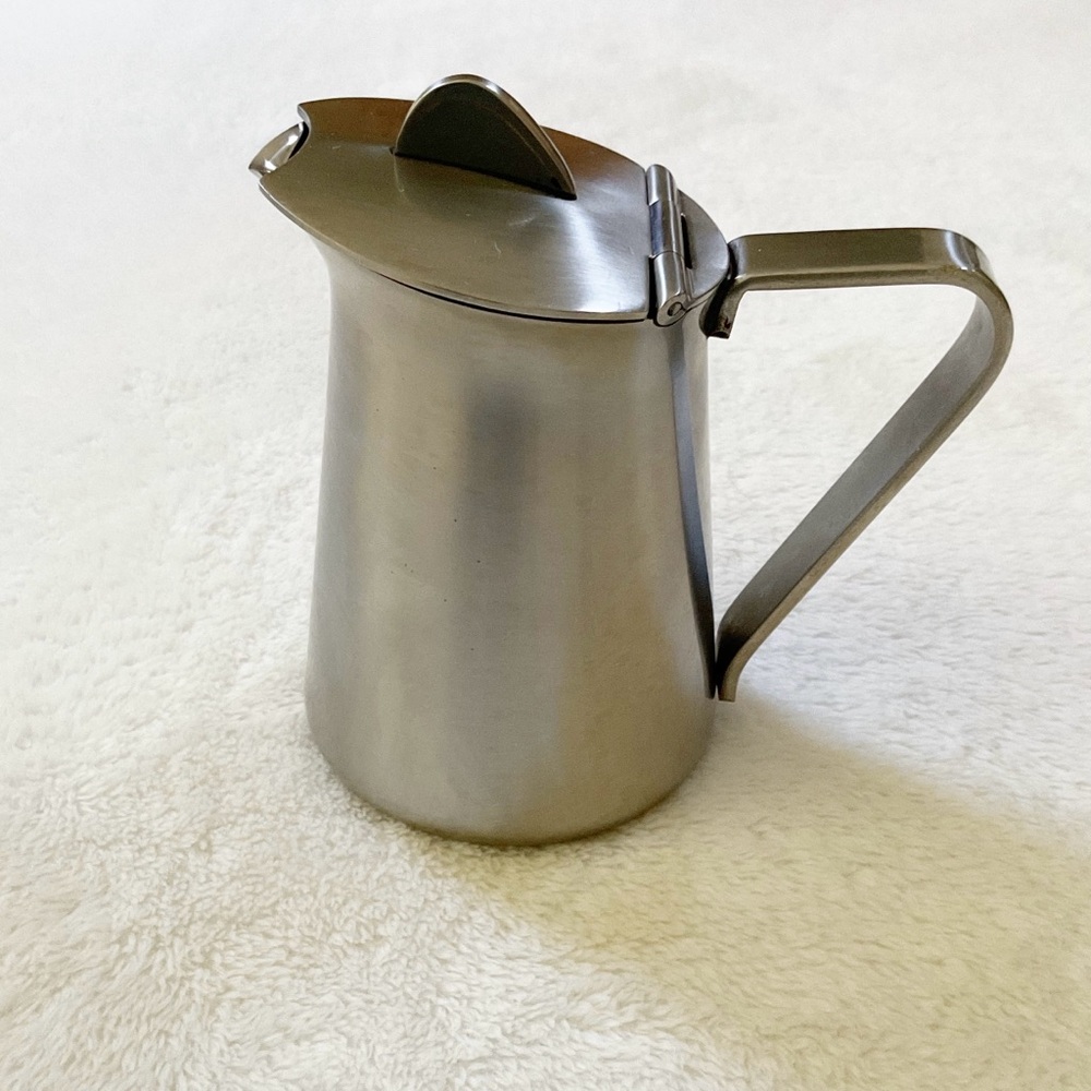 Alessi 18/8 Stainless Steel Creamer 4071 Italy MCM Coffee Pitcher